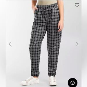 Plaid Jogger Pants